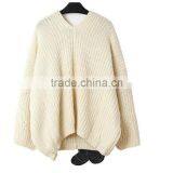 M1209 Runwaylover 2016 Latest Design Fashion Ladies V-neck Sequin Cartoon Figure Letter Pattern Sweater thumbnail-6