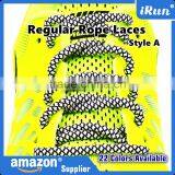 Red Polyester Laces - Muti-Style Regular Rope Laces for Basketball Shoes - Retail Packaging - 22 Lace Color Available thumbnail-5