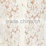 New Arrival Fashion Loose Through Look Floral Lace Lady Blouse thumbnail-6
