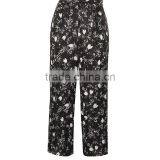 2017 Spring Polyester Off-shouldert Black Print Romper Womens thumbnail-6