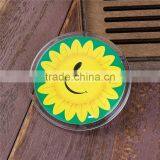 Cute Desigh Sunflower Pattern Round ID Card Holders thumbnail-3