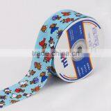 1.1/2" Cartoon Bear Grosgrain Ribbon Cartoon Print thumbnail-1