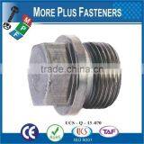 Made in Taiwan Hexagon Head Pipe Plugs DIN 910 thumbnail-5