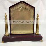 Hot Sale United Arab Emirates National Celebrative GOLDEN Wooden Shields thumbnail-4