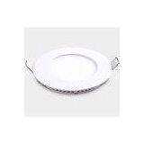 LED Flat Panel Light 6 Watt Round 120mm Diameter , Ceiling SMD LED Panel Light