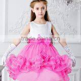 Butterfly Tie Kids Lavender Crochet Dress Girl Wedding Dress thumbnail-2