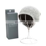 Wholesale Grey Men's Knit Slouch Beanie thumbnail-4