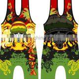 Cool Sublimated China Wrestling Singlets thumbnail-5