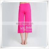 Women's Bamboo Jersey Spring Summer Pajama Lounge Pants 3/4 Length thumbnail-1