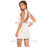 Oem New Fashion Short White High Neck Xxx Ladies Beach Dress thumbnail-2