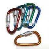 2015 Novelty Bulk Carabiner Keychain With Lock and Compass Wholesale thumbnail-3