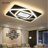 Modern LED Chandelier Lights Lamp 24w-160w Dinning Room/bedroom Acrylic+Metal Dimmable Pandent Hanging Chandelier thumbnail-4