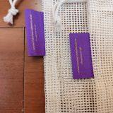 GOTS Organic Cotton String Shopping Bag - Battle Green // Grocery Bag, Zero Waste & Eco Friendly Gift, Plastic Free, Produce Bags thumbnail-5