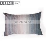 2018 Fashion Decorative Ombre Printed Stripe Sofa Waist Cushions Pillow