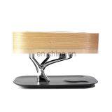 Home Tree LED Speaker Bed Tree Lamp With Bluetooth Speaker and Wireless Charger for Home