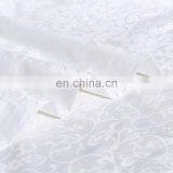 2020 Summer 4PCS Luxury Hotel Style Solid White Color Satin 100% Cotton Jacquard Bed Sheets Bedding Set With Factory Price thumbnail-7