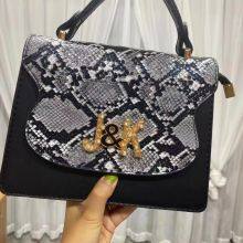 2021 Trendy Fashion Snake Skin Crossbody Bag Famous Brand Women Purses Designer Myanmar Handbag for Women thumbnail-4