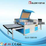 1000mmx800mm Fine and Precise Positioning Woven Labels Movable Exchanging working table laser cutting machine