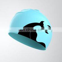 Oem Customized Logo Waterproof Neutral Adult Silicone Swimming Caps High Elastic Children Durable Swimming Caps thumbnail-2