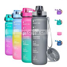 Non-Toxic BPA Free Eco-Friendly Best 32oz Large Sports Water Bottle with Flow Flip Top Leak Proof Lid / One Click Open