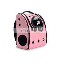 Wholesale Customized Portable Big Capacity Ventilate Plastic Airline Pet Carrier Transport Backpack thumbnail-1