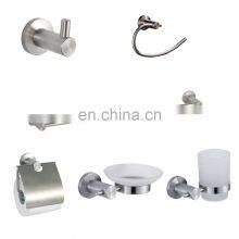 China Home 304 Stainless Steel Toilet Shower Set 6 Pieces Sanitary Fittings and Bathroom Accessories