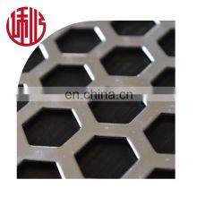 Manufacture Punched Galvanized Hexagonal Hole Perforated Metal Mesh