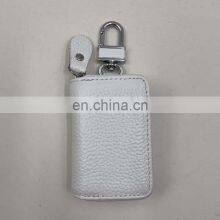 Online Shopping Women Men Custom Zipper Leather Vehicle Car Key Case With Keyring Holder thumbnail-5