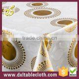 Golden Thick High Bar Cocktail Plastic Wedding Tablecover