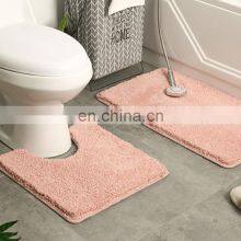 Washable Designer Anti Slip Designer Carpet Floor Luxury Toilet Mats 2 Piece Set Rug Bathroom thumbnail-4