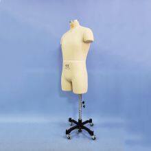 Professional Male 3/4 Body Dress Form w/ Removable Shoulders thumbnail-2