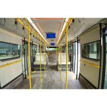 Multiple Doors 100 Passengers Airport Shuttle Feeder Bus Front Engine 14m Automatic Transmission Shuttle Bus thumbnail-5