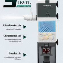 Aquarium Internal Filter 6W, 4 in 1 Small Fish Tank Filters Pump Sponge Filter Ultra Silent Adjustable Submersible Power Filter thumbnail-3
