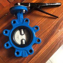 DN150 Soft Seated ANSI/DIN/JIS Cast Ductile Iron Lug Butterfly Valve Carbon Steel Wafer Butterfly Valve thumbnail-4
