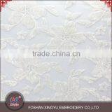 Sale High Quality Factory Latest Embroidery Designs Wholesale Sequin 100% Polyester Mesh Fabric thumbnail-3