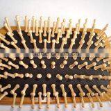 Eco-friendly Natural Bamboo Brush , Wood Pins Custom Paddle Brush thumbnail-5