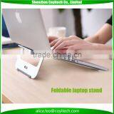 Foldable Laptop Rack Mount Cooling Bracket Pad Holder for Macbook, Ipad