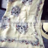 Fashion Personalized Skull Printing Women Cotton Scarves and Shawls thumbnail-4