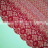 Colourful Bridal Lace Fabric With Flower for European Market thumbnail-2