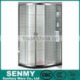 china supplier factory directy selling 4 sides glass double sliding free standing cheap shower cubicles price