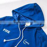 Bulk Order no Brand Name Own Logo Sublimation Women Wear Plain Royal Blue Hoodie thumbnail-3