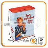 Money Storage Tin Can