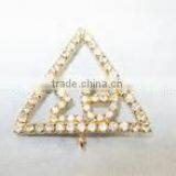 Wholesale Vnistar Cheap Delta Sigma Theta Stone Brooch Pins Girls' Fancy Cheap Jewelry Sorority Mascot Lapel 2016 thumbnail-1