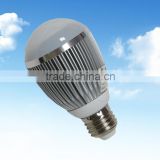 6W clear plastic cover Aluminum LED Bulb Light Shell
