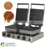 Stainless Steel Circle and Smiling Face Taiyaki Grill Ice Cream Waffle Cone Dog Maker