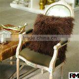 Luxury 100% Real Tibetan Mongolian Lamb Skin Fur Pillow Cover/ Pillow Case thumbnail-6