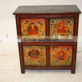 Tibet Hand Painted Cabinet thumbnail-1