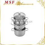 MSF-3409 Durable & Professional Stainless Steel Steamer Pot Corn Steamer Induction Base Quality Choice thumbnail-5
