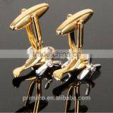 PRIMERO 2015 Fashion Jewelry Aeroplane Cufflinks Creative Metal Cufflinks Gold & Silver Plated Aircraft Cufflinks thumbnail-6