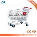2016 Top Selling 60-240L Asian and Europe Style Supermarket Metal Shopping Trolley thumbnail-3